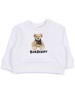 Burberry Inf Girl Jumpers - White