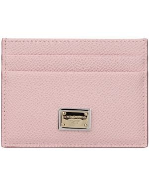Dolce & Gabbana Document Holder/Flesh Leather - Pink