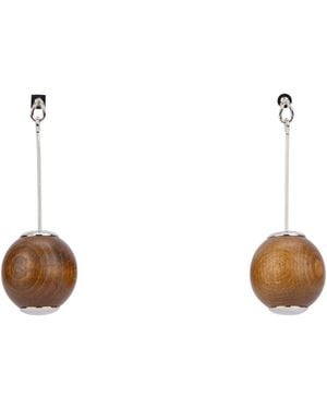 Jacquemus Les Grandes Boucles Nodo - White