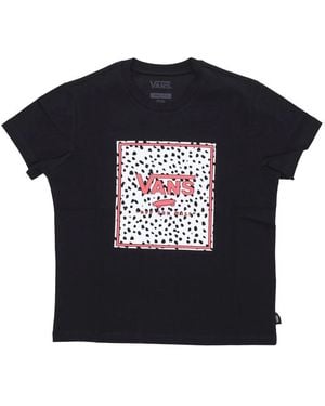 Vans "Dalmation Border" Logo T-Shirt - Black