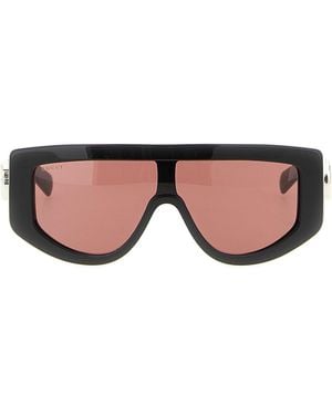 Gucci Rectangular Shape Sunglasses - Pink