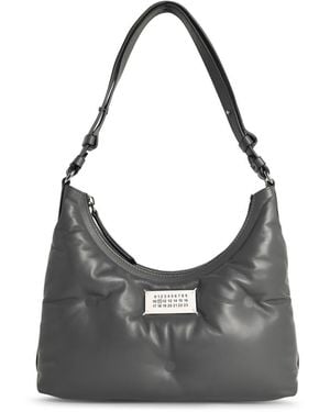 Maison Margiela 'Hobo Glam Slam' Small Bag dans Pebble Gray Lear - Gris