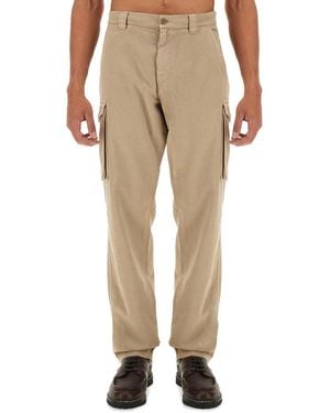 Aspesi Straight Leg Cargo Pants - Natural
