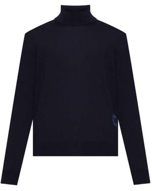 Dolce & Gabbana Dolce & Gabbana High-Neck Sweater - Blue