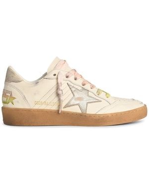 Golden Goose 'Ball Star' Lear Sneakers - Natural