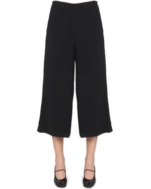 Stefano Mortari Cropped Trousers - Black