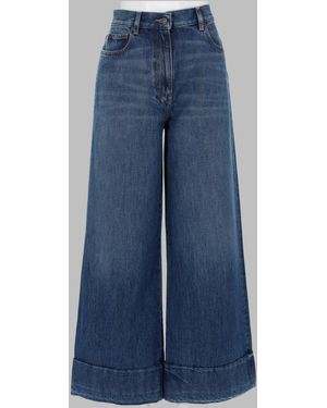 Valentino Mini Five-Pocket Jeans For - Blue