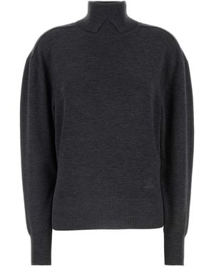 Burberry Turtle Neck Sweater - Blue