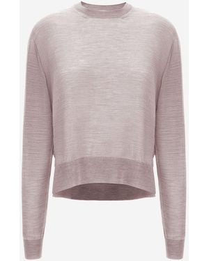 Jil Sander Pullover aus Woll- und Kaschmirmischung - Pink