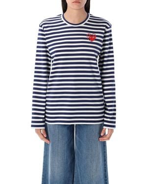 COMME DES GARÇONS PLAY T Shirts And Polos - Blue