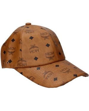 MCM Viscose Hat/Cognac - Brown
