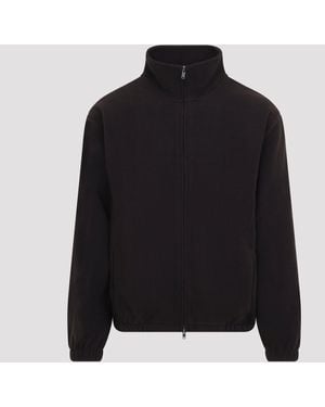 Rains Fleece-Reißverschlussjacke - Schwarz