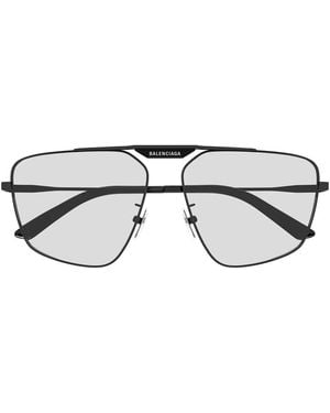 Balenciaga Sonnenbrille Bb0246 Sa 004 Grau/Hellgrau Herren - Braun