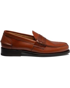 Saxone Of Scotland "Arran" Loafers - Brown