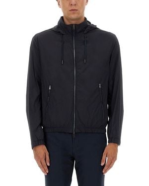 BOSS Water Repellent Windbreaker - Blau