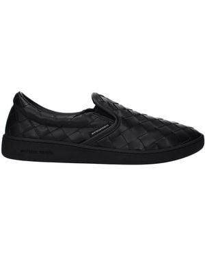 Bottega Veneta Slip On Leather - Black