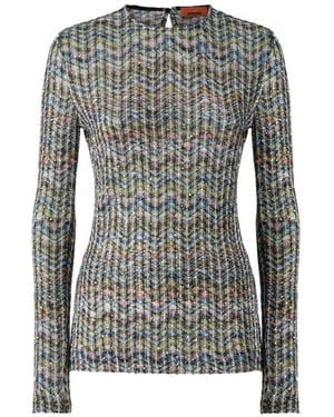 Missoni Light Crewneck Jumper - Grey