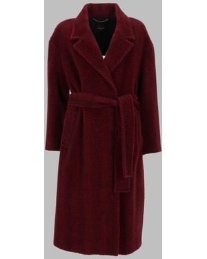 Paltò Chic Mini Trench Coat - Red