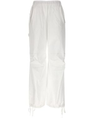Nude Cargo Trousers Trousers - White