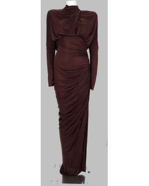 Balmain Inspired Tailored Mini Dress For - Purple