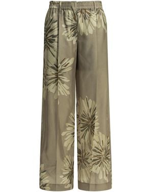 Brunello Cucinelli Bloom Tailored Trousers - Green