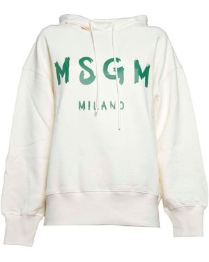MSGM Pullover - Weiß