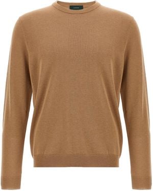 Zanone Baumwollpullover - Braun