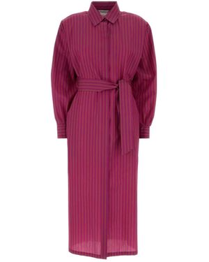 Max Mara Embroidered Poplin Lord Shirt Dress