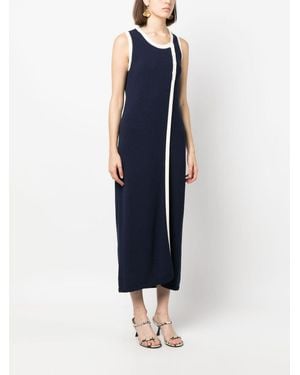 Giuliva Heritage Vestido Midi Lisa - Azul