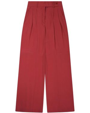 Alberta Ferretti Wide Leg Tailored Pants Acetate Pants