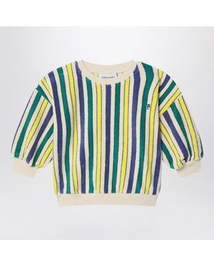 Bobo Choses Multicoloured Striped Sponge Sweatshirt - Blue