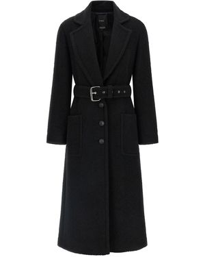 Pinko 'Cerfoglio' Mantel - Schwarz