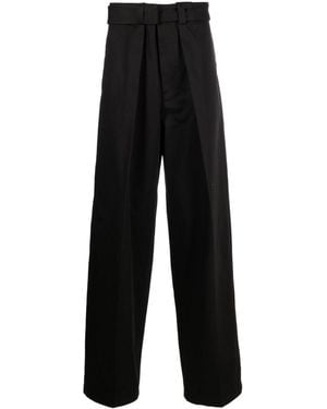 Jil Sander Cotton Trousers - Black