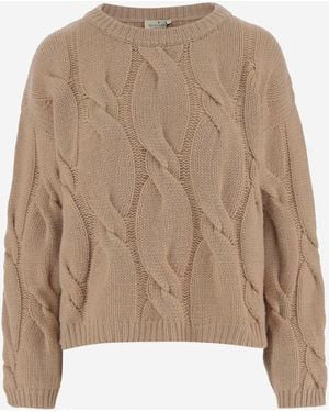 Bruno Manetti Cashmere Jumper - Natural