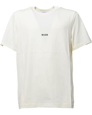 MSGM T-shirts En Polo's - Wit