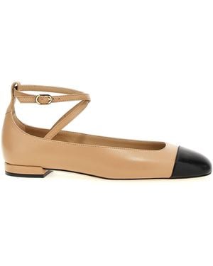 Stuart Weitzman 'eden Strap' Balletflats - Naturel