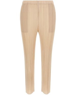 Pleats Please Issey Miyake Piatte Per Favore Issey Miyake 'Colori Mensili: Luglio' Pantaloni - Neutro