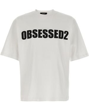 DSquared² Gedrucktes T -Shirt - Grau