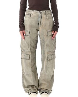 Rick Owens Faded Cargo Trousers - Natural