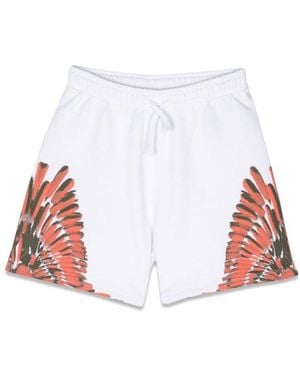 Marcelo Burlon Wings Sweatshorts - White