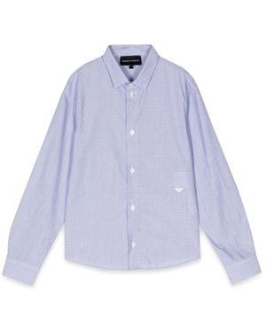 Emporio Armani Long Sleeve Shirt - Purple