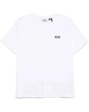 Gcds Low Band Logo T-Shirt - Weiß
