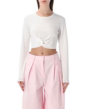 THE GARMENT Madison Knotted Top - Pink