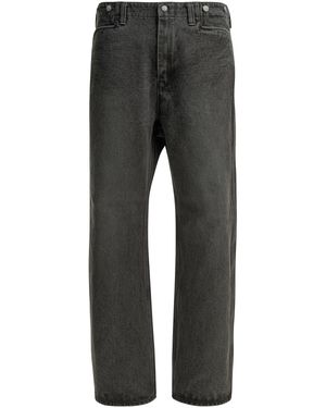 Needles Naalden "frisco" Jeans Met Rechte Pijpen - Grijs