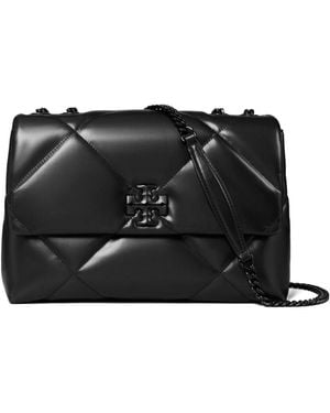 Tory Burch Kira Diamond Leder Umhängetasche - Schwarz