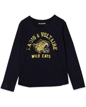 Zadig & Voltaire Maglietta A Manica Lunga - Blue