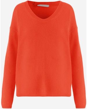 Allude Kaschmirpullover - Orange