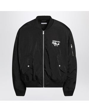 Enfants Riches Deprimes Enfants Video Bomber Jacket With Zip - Black