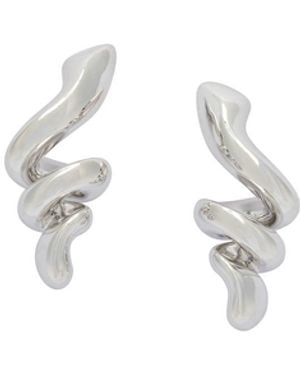 Maria Black Recycled Sterling Earrings - White