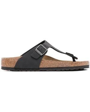 Birkenstock Gizeh geölte Ledersandalen - Mehrfarbig